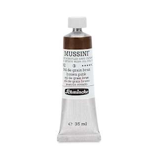 Schmincke Mussini Oil Color - Transparent, Brown Pink, 35 ml tube