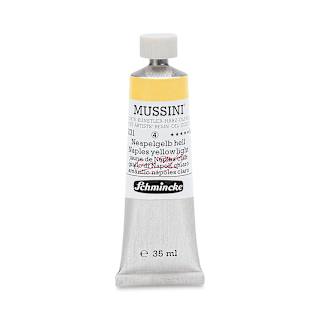 Schmincke Mussini Oil Color - Naples Yellow Light, 35 ml tube