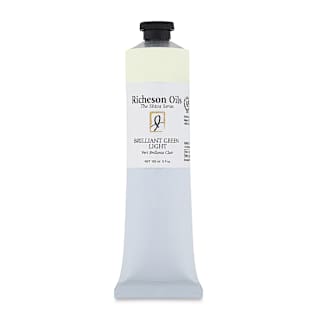 Shiva Signature Artist Oil Color - Brilliant Green Light, 150 ml Tube