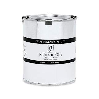 Shiva Signature Artist Oil Color - Titanium-Zinc White, 16 oz Can