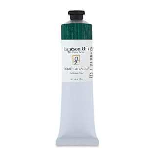 Shiva Signature Artist Oil Color - Cobalt Green Deep, 150 ml Tube