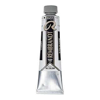 Rembrandt Artists' Oil Color - Titanium White (Safflower), 40 ml tube
