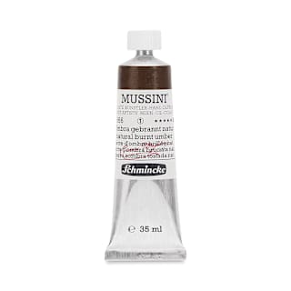 Schmincke Mussini Oil Color - Natural Burnt Umber, 35 ml tube