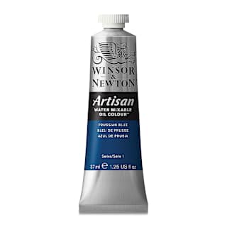 Winsor & Newton Artisan Water Mixable Oil Paint - Prussian Blue, 37 ml tube
