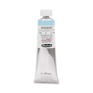 Schmincke Mussini Oil Color - Royal Blue Light, 150 ml tube