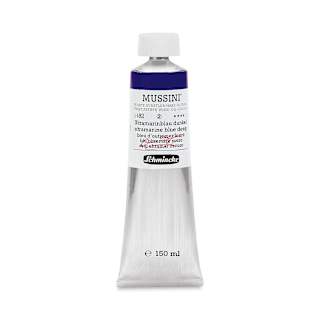 Schmincke Mussini Oil Color - Ultramarine Blue Deep, 150 ml tube