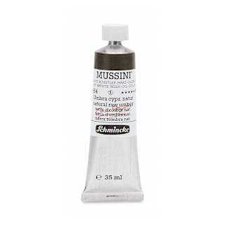 Schmincke Mussini Oil Color - Natural Raw Umber, 35 ml tube