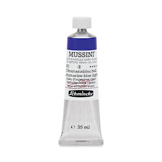 Schmincke Mussini Oil Color - Ultramarine Blue Light, 35 ml tube