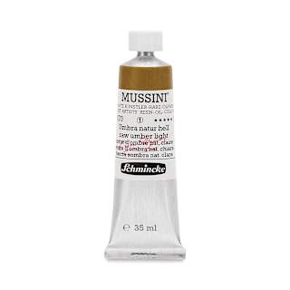 Schmincke Mussini Oil Color - Raw Umber Light, 35 ml tube