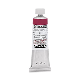 Schmincke Mussini Oil Colors - Caesar Purple, 35 ml tube