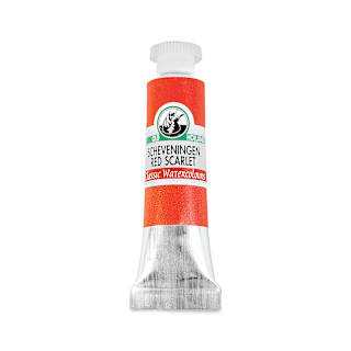Old Holland Classic Artist Watercolor - Scheveningen Red Scarlet, 6 ml tube