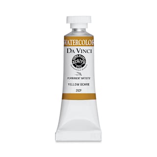 Da Vinci Artists' Permanent Watercolor - Yellow Ochre, 15 ml tube