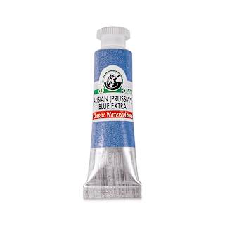 Old Holland Classic Artist Watercolor - Parisian (Prussian) Blue Extra, 6 ml tube