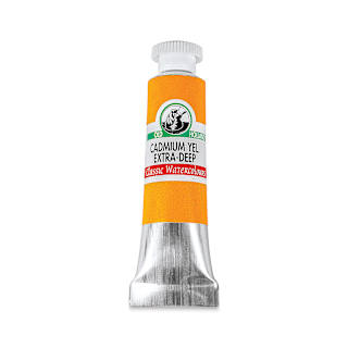 Old Holland Classic Artist Watercolor - Cadmium Yellow Extra Deep, 6 ml  tube