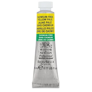 Winsor & Newton Professional Watercolor - Cadmium-Free Yellow Pale, 5 ml tube