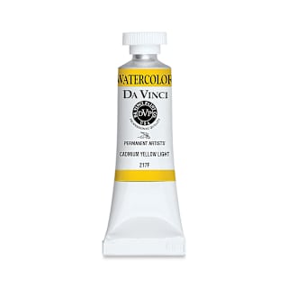 Da Vinci Artists' Permanent Watercolor - Cadmium Yellow Light (CL), 15 ml tube