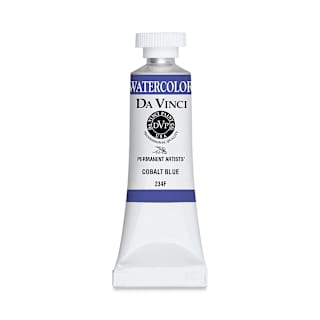 Da Vinci Artists' Permanent Watercolor - Cobalt Blue, 15 ml tube