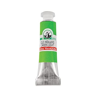 Old Holland Classic Artist Watercolor - Old Holland Green Light, 6 ml tube