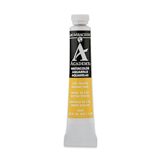 Grumbacher Academy Watercolor - Cadmium Yellow Medium Hue, 7.5 ml