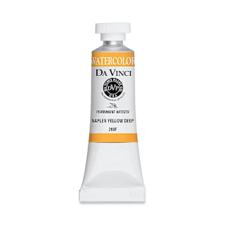 Da Vinci Artists' Permanent Watercolor - Naples Yellow Deep (CL), 15 ml tube