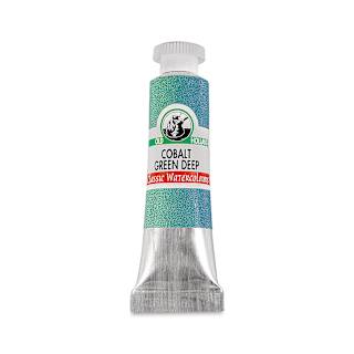 Old Holland Classic Artist Watercolor - Cobalt Green Deep, 6 ml tube