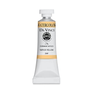 Da Vinci Artists' Permanent Watercolor - Naples Yellow (CL), 15 ml tube