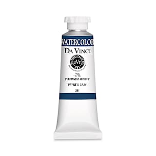 Da Vinci Artists' Permanent Watercolor - Payne's Gray, 37 ml tube