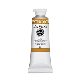 Da Vinci Artists' Permanent Watercolor - Yellow Ochre, 37 ml tube
