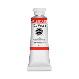 Da Vinci Artists' Permanent Watercolor - Cadmium Red Light, 37 ml tube