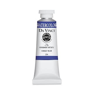 Da Vinci Artists' Permanent Watercolor - Cobalt Blue, 37 ml tube
