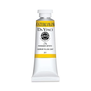 Da Vinci Artists' Permanent Watercolor - Cadmium Yellow Light, 37 ml tube