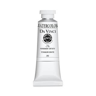 Da Vinci Artists' Permanent Watercolor - Titanium White, 37 ml tube