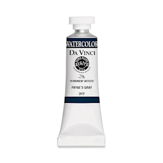 Da Vinci Artists' Permanent Watercolor - Payne's Gray, 15 ml tube