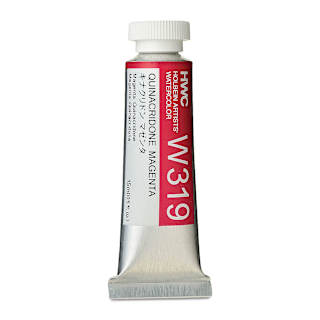 Holbein Artists' Watercolor - Quinacridone Magenta, 15 ml tube