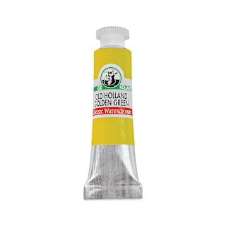 Old Holland Classic Artist Watercolor - Old Holland Golden Green, 6 ml tube