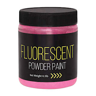 Richeson Powder Tempera Paint - Fluorescent Pink, 1/2 lb jar