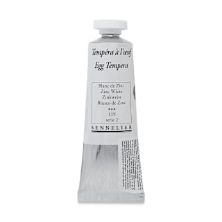 Sennelier Artists Egg Tempera- Zinc White, 34 ml tube