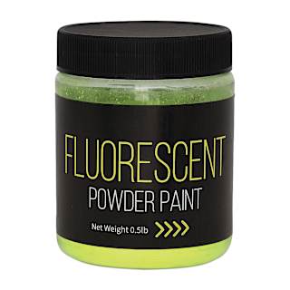 Richeson Powder Tempera Paint - Fluorescent Yellow, 1/2 lb Jar
