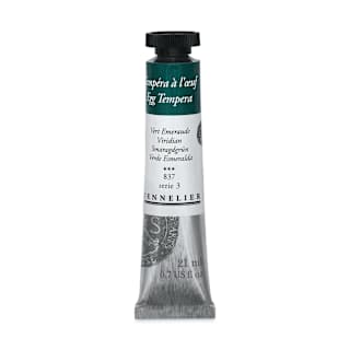 Sennelier Artists Egg Tempera- Viridian, 21 ml tube