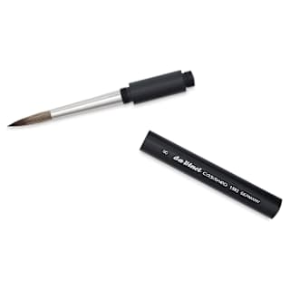 Da Vinci Casaneo Synthetic Squirrel Watercolor Brush - Travel Round, Size 8, Short Handle