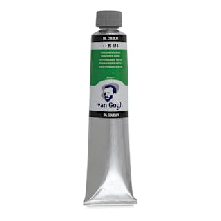 Van Gogh Oil Paint - Permanent Green Medium, 200 ml tube
