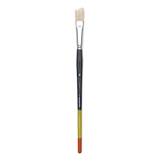 Princeton Snap! Natural Bristle Brush - Angle Brush, Long Handle, Size 10