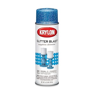 Krylon Glitter Blast Spray Paint - Sapphire Shimmer, 5.75 oz can
