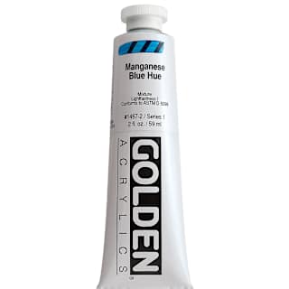 Golden : Heavy Body : Acrylic Paint : 59ml (2oz): Manganese Blue Hue