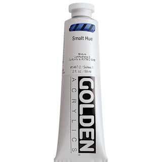 Golden Heavy Body Artist Acrylics - Smalt Hue, 2 oz tube