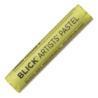 Blick Artists' Soft Pastel - Lemon Yellow 3