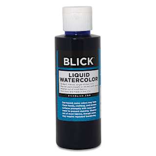 Blick Liquid Watercolor - Blue, 4 oz bottle