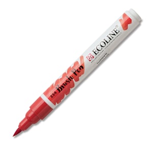Royal Talens Ecoline Brush Marker - Scarlet