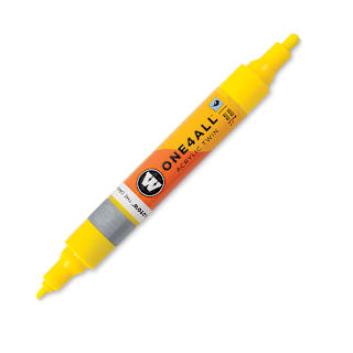 Molotow One4All Acrylic Twin Marker - Zinc Yellow
