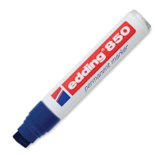 Edding Permanent Marker - Blue, 850, Chisel Nib, 5-15 mm